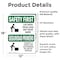 Signmission Safety Culture Sign, 12 in Width, Vinyl Decal, Rectangle, Bilingual OS-2PACK-SF-D-1218-L-10825 - alternate 3